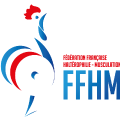 Logotype Fédération française d'haltérophilie et de Musculation